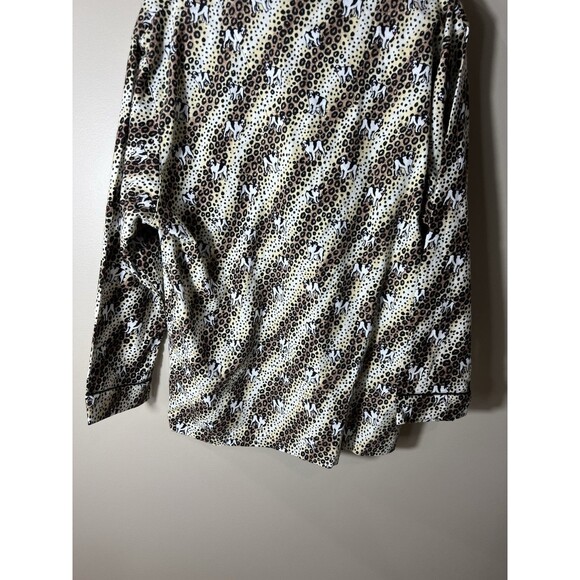 Big Dogs Sleep Shirt Large Pajama Shirt Cheetah Woman Medium NEW - Picture 8 of 12
